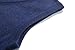 Camii Mia Women's V Neck Solid Tank Top (Large, Navy)
