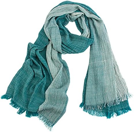 TOPSTORE01 Men's Scarf Wraps Winter Scarves Warm 100% Cotton Gentleman Fashion Accessories (Green)
