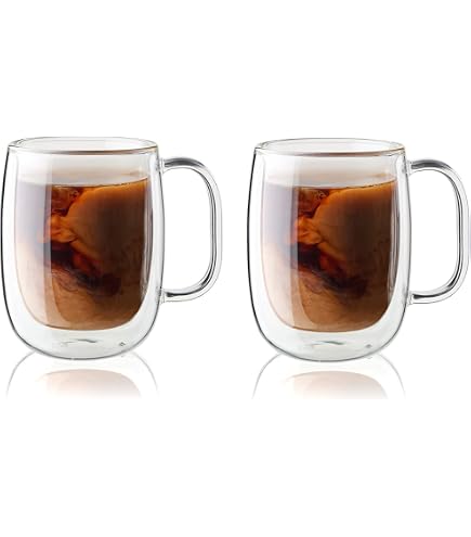 Zwilling Bicchieri da whisky bar Sorrento a doppia parete, set di 2, 266 ml
