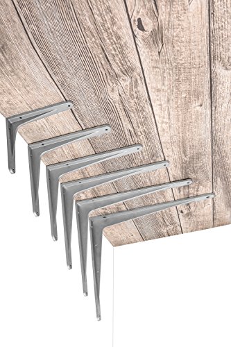 GedoTec® Schwerlastkonsole Winkel-Konsole Sparta aus Aluminium | 500 x 450 x 47 mm | Schwerlastträger Tragkraft 400 kg | Regalträger Alu natur | Markenqualität für Ihren Wohnbereich - 3