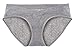 Intimate Portal Women's Under the Bump Maternity Knickers Gray Black X-Large (2 Pack)