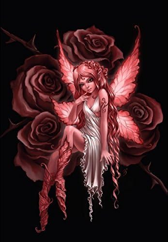 GOTHIC FAIRY WITH ROSE POSTER