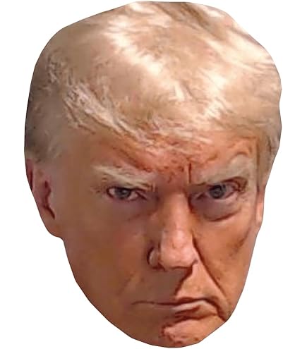 LipSki Masque Donald Trump En Latex Avec Cheveux Dorés - Parfait Pour Halloween, Cosplay Et Fêtes