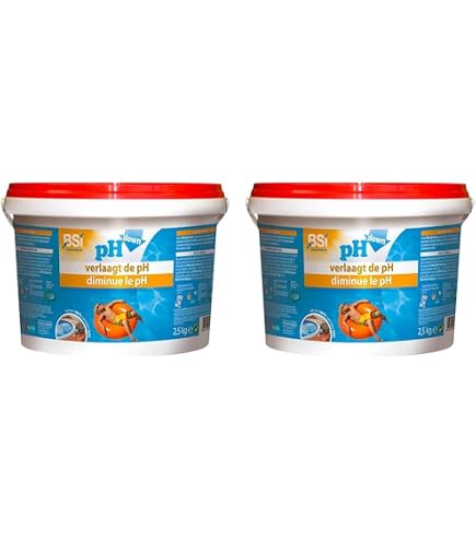 EDG By Aqualux PH Minus Pulver – 5 Kg – Senkt Den PH-Wert Im Pool & Spa, Inkl. 10 Teststreifen