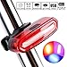 Produktbild kyerivs Bike Schwanz light-usb Ladekabel, (rot, blau, rosa) 3 Farbwechsel, 6 Modi, wasserdicht & leicht. Hohe Intensität Bike hinten Helm Licht passt auf jeden Fahrräder.