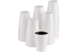 ECO BRO ECO-BRO 350 ml Juego de vasos de papel biodegradable compostable vaso desechable vasos capuchino vasos cóctel (100)