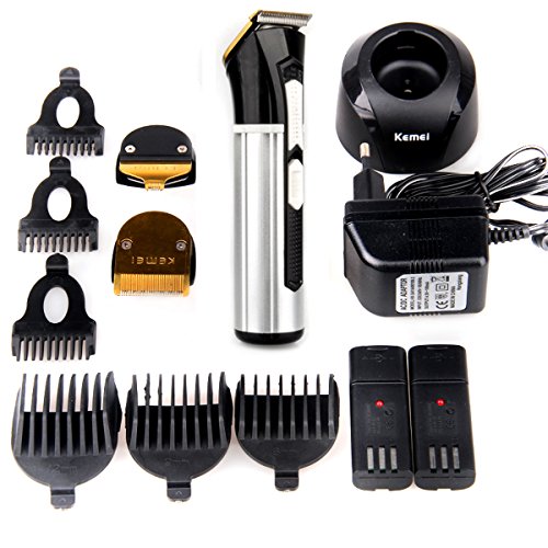 OFTEN Rechargeable Cordless Removal Universal Hair Clipper Professional Trimmer Shaver with 4 Shaving Comb Levels (3mm, 6mm, 9mm, 12mm)