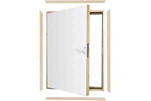 FAKRO - La Trappe de Comble DWK - 60x100cm - U=1,1 W/m²K - en Panneaux HDF - Moderne - Ouvrant Thermo-isolant de 3,6 cm d’épaisseur - Trappe de Visite - de Comble, Grenier - Porte