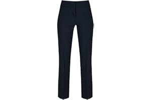 Trutex Senior Girls School Trousers Contemporary Fit Straight Leg Stain Resistant School Uniform Formal Pants (10-16+ Years - Short, Regular and Long Length Sizes)