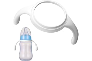 POVANJER Mam Silicone Baby Bottle Holder - Glass Bottle Handles for Feeding