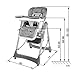 TecTake Baby highchair height adjustable -different colours- (Coffee)