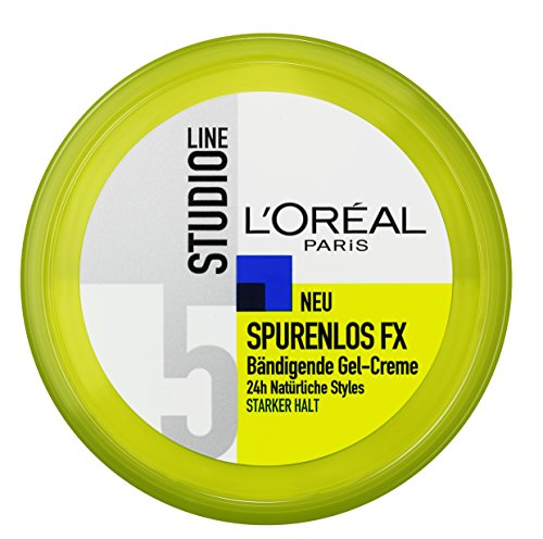 L’Oréal Paris Studio Line Haar-Creme Spurenlos FX Gel-Creme / Bändigendes Haarwachs, 24h Styling ultra starker Halt (ohne zu verkleben, ohne Rückstände) 6 x 150 ml - 2