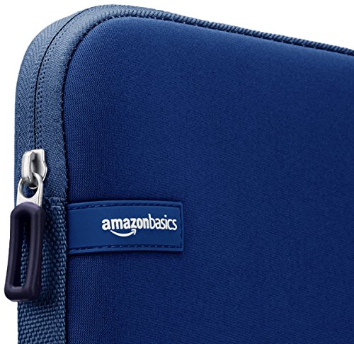 AmazonBasics Laptop-Schutzhülle, für eine Bildschirmdiagonale von 15 – 15,6 Zoll, Marineblau - 5