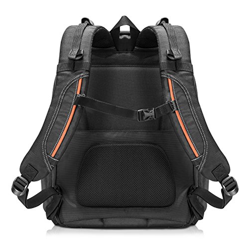 Everki Atlas - Laptop Rucksack mit anpassbarem Fach f  r Notebook von 11 bis 15 6 Zoll  28-39 6 cm   Trolley-Lasche  durchdachtem F  chen-Konzept und 