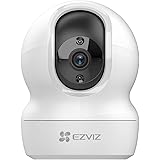 EZVIZ Telecamera Wi-Fi Interno 2K, Videocamera Sorveglianza 3MP per animali e bambini, Motorizzata a 360°, Audio a due vie, F