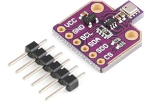 GERUI BME680 Capteur de Température et d'Humidité Capteur d'Environnement, Mesure de Température, Humidité et Pression, Détection de Qualité de l'Air, Industries Diverses, Environnement Varié