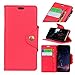 Produktbild Casefirst Huawei P10 Lite PU Case, Back Shell Backcover Bumper Flip Cover-Red