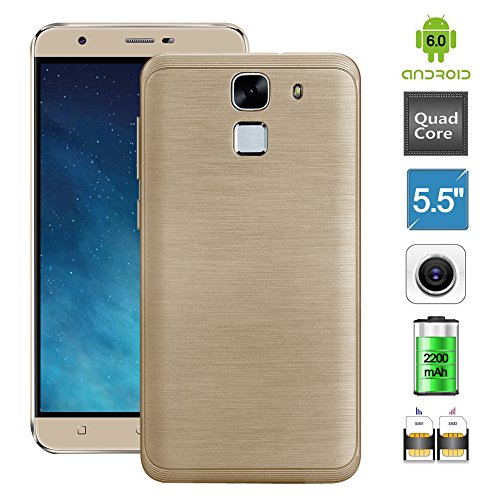 kivorsÂ® L3Â Smartphone Android 5.1Â con MT6580Â Quad Core 1.3Â gmhz Cellulare con schermo da 5.5Â pollici IPS (1280Â * 720) Dual SIM Phone