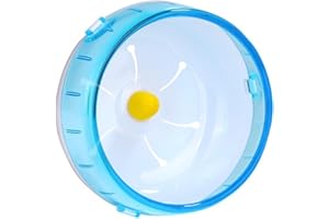 Zasvec Rueda de Ejercicio para Hámster 1 Pieza Rueda para Hamster Silenciosa Hámster Rueda de Ejercicio Rueda Hámster Plástico Rueda de Ejercicio para Mascotas para Hamster Gerbil Conejillo de Indias