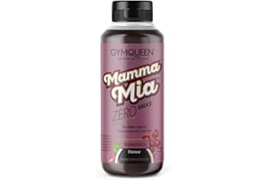 ‎GYMQUEEN GymQueen Mamma Mia Zero Sauce, Low-Calorie, No Fat & No Sugar, for Enhancing Dishes or as a Salad Dressing, Vegetarian and Lactose-Free, Balsamic Sauce