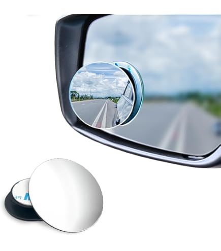 Vehicle Safety Mirrors 2 Pack Blind Spot Mirrors - Round HD Glass Convex 360° Adjustable Side Mirrors For Cars Round HD Glass Convex Blind Spot Mirrors For Cars - Foto 2