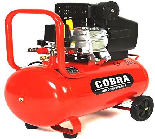 COBRA AIR TOOLS 50L LITRE AIR COMPRESSOR 9.5 CFM 2.5HP 230V 115PSI 8 BAR POWERFUL