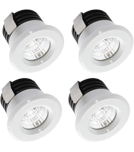 Faretto LED Mini Incasso 1W - Luce Bianca, Calda, Naturale O Colorata (Blu, Rosso, Verde), 220V, Per Vetrine E Decorazioni - Foto 4