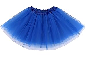 Zookey Mujeres Falda Tutú de 4 Capas de Tul Tutu Adulto clásico Capas Tutu Danza de Ballet Disfraces Tutú para Mujeres y Niñas