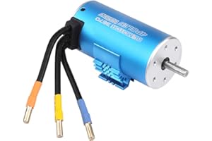 DILWE RC Auto Motore, 4 Poli 12 Slot 3670 2650KV Classico Motore Brushless a Coppia Elevata e Impermeabile con Radiatore per 1/8 1/10 RC Auto