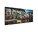 Produktbild Modernes Bild 150x50cm Landschaftsfotografie – Harmonischer Hafen in Cefalu Sizilien