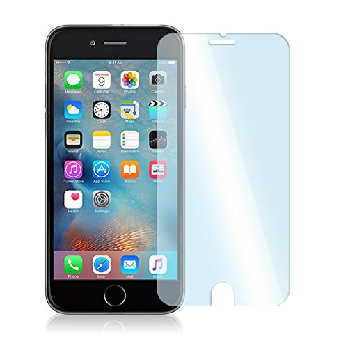 NAUC® Tempered Glass für Apple iPhone 6s und 6 Handy Smartphone 10x Panzerglas Panzerfolie Display Glasfolie Schutzglas Schutzfolie Displayglas Screen Protector extrem kratzfest selbstklebend Echt Glas 9H Displayschutz Folie - 5