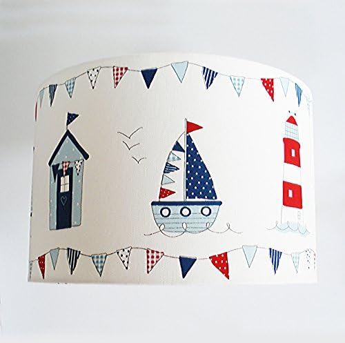 Sailing Boats Nautical, Large Fabric Light Shade