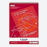 Herlitz Collegeblock Herlitz - Cuaderno, DIN A4, para diestros y zurdos, de cuadros