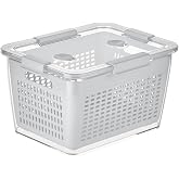 Selka Home - Lavin 4 Liter Light Gray Storage Container