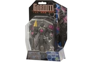 GORMITI THE NEW ERA Gormiti, Figurine articulée 15 cm avec Arme, Modèle General Fraktur, pour Les Enfants à partir de 4 Ans, GRV215