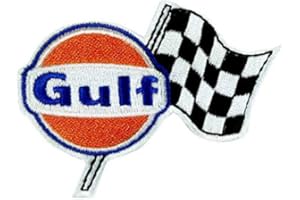 LIPALIPANA Gulf T Sports Racing MOTORSPORT parche patch bordado con logotipo para planchar de hierro en apliques de recuerdo de accesorios