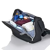 LCP Kids Baby Wickeltasche VIENNA mit Schulterriemen, Thermo Iso Flaschenwärmetasche und wasserdichter Wickelunterlage - 4