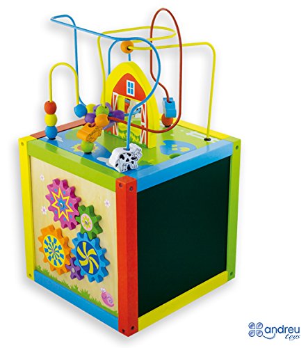 Andreu Toys 30 x 30 x 55 cm Activity Cube (Multi-Colour)