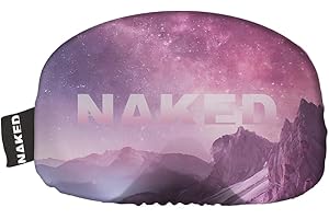 NAKED Optics Pokrowiec ochronny na okulary narciarskie, pokrowiec ochronny z mikrofibry, pokrowiec ochronny na gogle, ochrona przed zarysowaniem, pokrowiec ochronny na gogle, rozmiar uniwersalny,