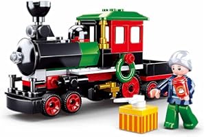 Sluban - Pociąg Town-New Year Series, M38-B0889A, Wielokolorowy