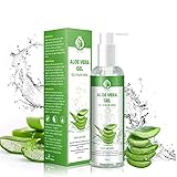 CONTROL DE CALIDAD DE EXTRACTO DE PLANTA NATURAL: nuestra loción 100% hidratante de aloe vera gel es vegana sin parabenos y no está probada en animales. Sin pintura extra, petroquímica, fragancia o alcohol. Se absorbe rápidamente sin dejar residuos pegajosos y deja una sensación suave y suave en la piel.