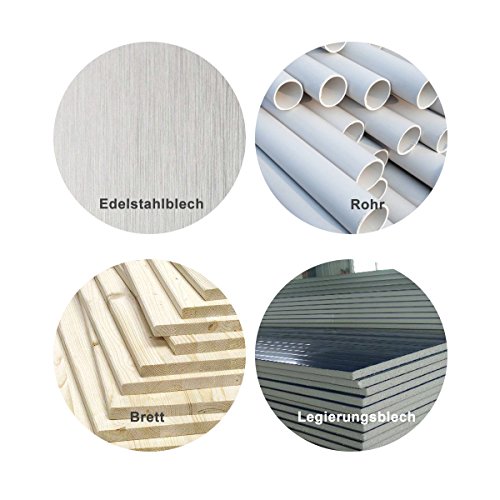 YKEZHU 5PCS Carbide Spitze HSS Bohrer Lochsäge Set Edelstahl Metall Legierung 16-30mm - 4