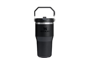 Stanley Ice Flow GO 600ml/20oz Flip Straw Wtr Btl Black 2.0