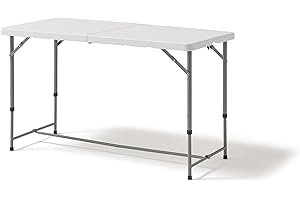 KG KITGARDEN KitGarden Table pliante multifonctions 122x60x52/74 cm blanc