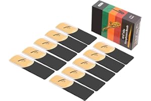 RuiJOTWAT 10 sztuk Eb stroiki do saksofonu altowego siła 1,5 stroik do instrumentu saksofonowego