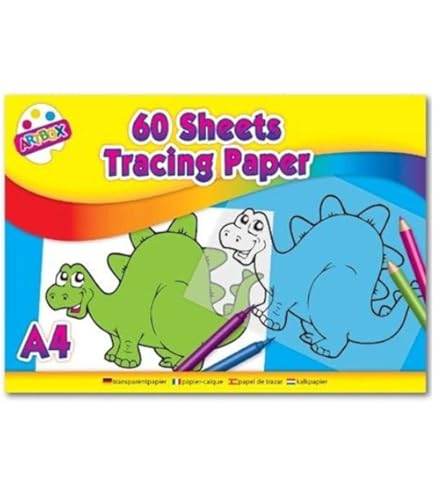 Enfants A4 Papier Calque 10 Feuilles ART ARTISANAT école Maison Bureau Activités