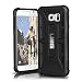 Produktbild Urban Armor Gear Schutzhülle nach US-Militärstandard für Samsung Galaxy S6 - schwarz [Verstärkte Ecken | Sturzfest | Antistatisch | Vergrößerte Tasten] - UAG-GLXS6-BLK-W/SCRN-VP