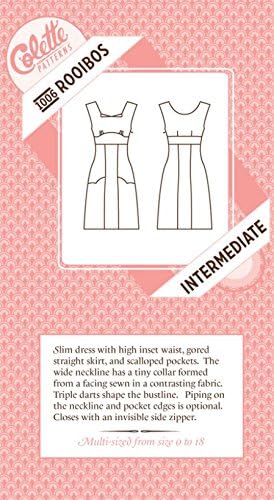 Colette Rooibos Dress Sewing Pattern US Sizes 0-18