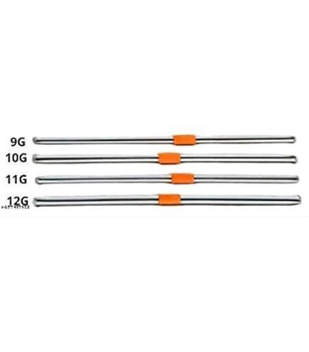44pcs 11-Size Stainless Steel Straight Knitting Needles Set (25cm Or 36cm) With Bag - View #4