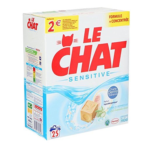 Preisvergleich Produktbild LE CHAT Lessive poudre Sensitive - x25